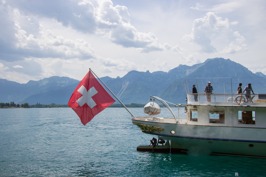 A boat with people on it in the water